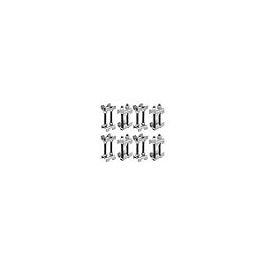 【並行輸入品】 8 Pack Coil Spring Spacer,2 Way Adjustable Coil Spring Compresso