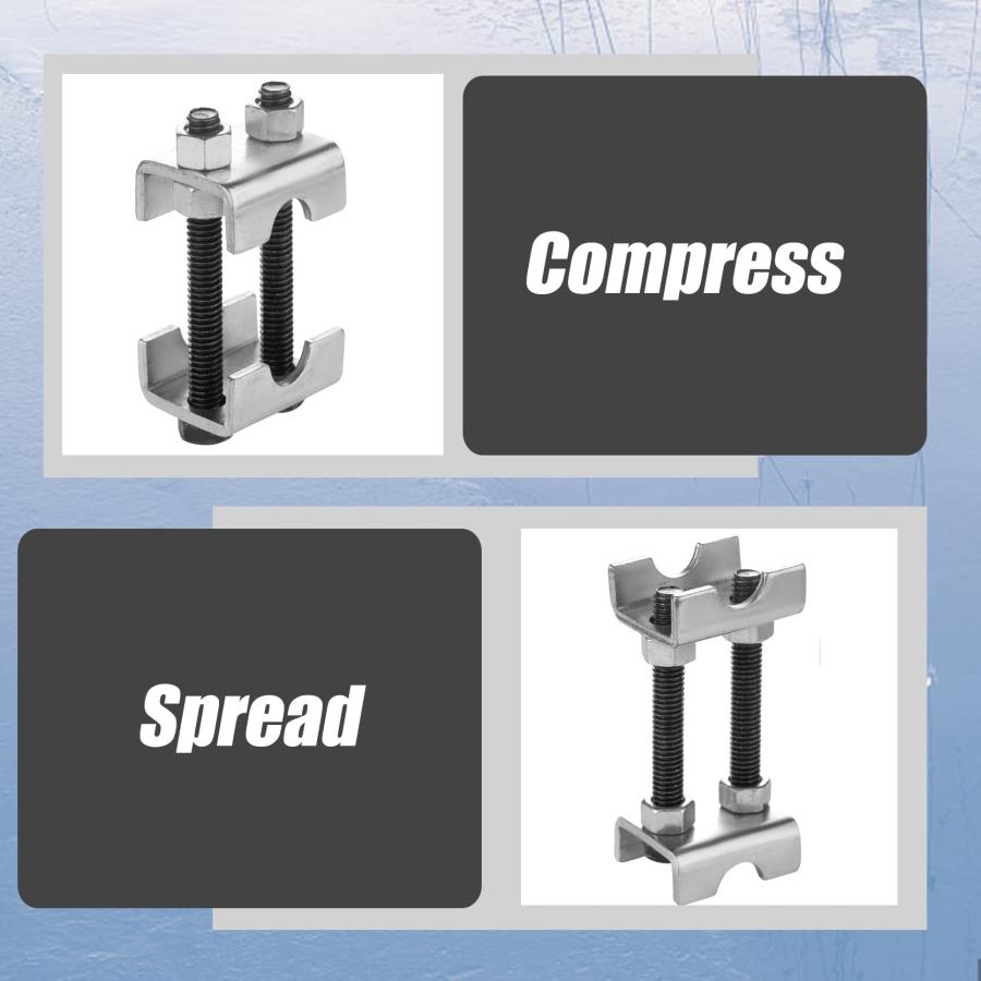 【並行輸入品】 8 Pack Coil Spring Spacer,2 Way Adjustable Coil Spring Compresso