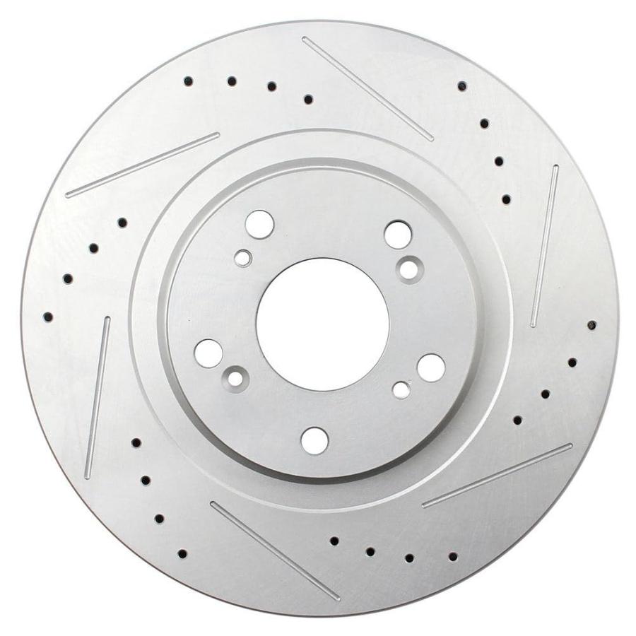 BRAKEUS 5 Lugs Front Brake Rotors and Pads Kits Replacement For 並行輸入品_3