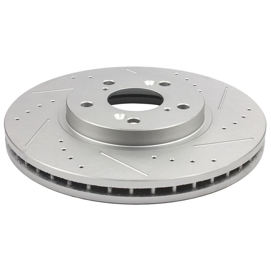BRAKEUS 5 Lugs Front Brake Rotors and Pads Kits Replacement For 並行輸入品_6