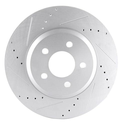 BRAKEUS 5 Lugs Front Brake Rotors Kits Vented Replacement For Fo 並行輸入品_4