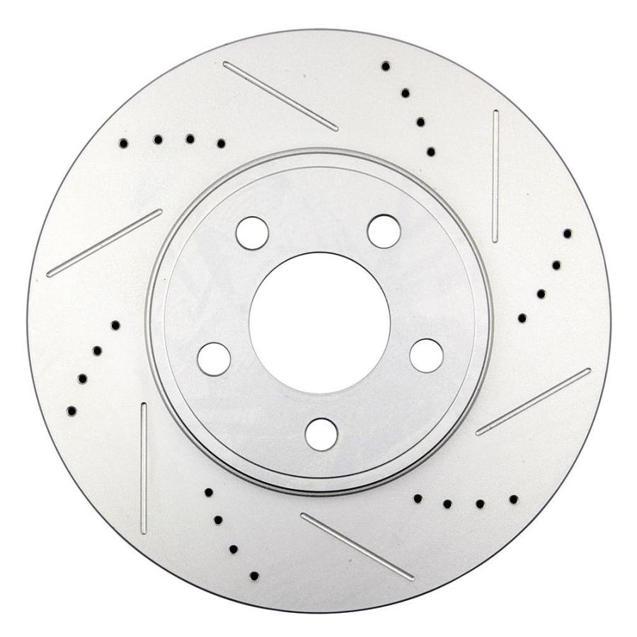 BRAKEUS 5 Lugs Front Brake Rotors Kits Vented Replacement For Fo 並行輸入品_3