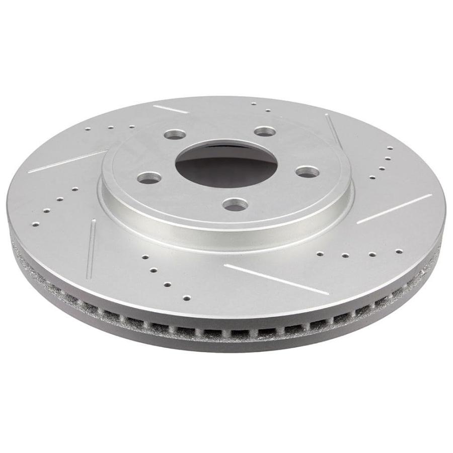 BRAKEUS 5 Lugs Front Brake Rotors Kits Vented Replacement For Fo 並行輸入品_6