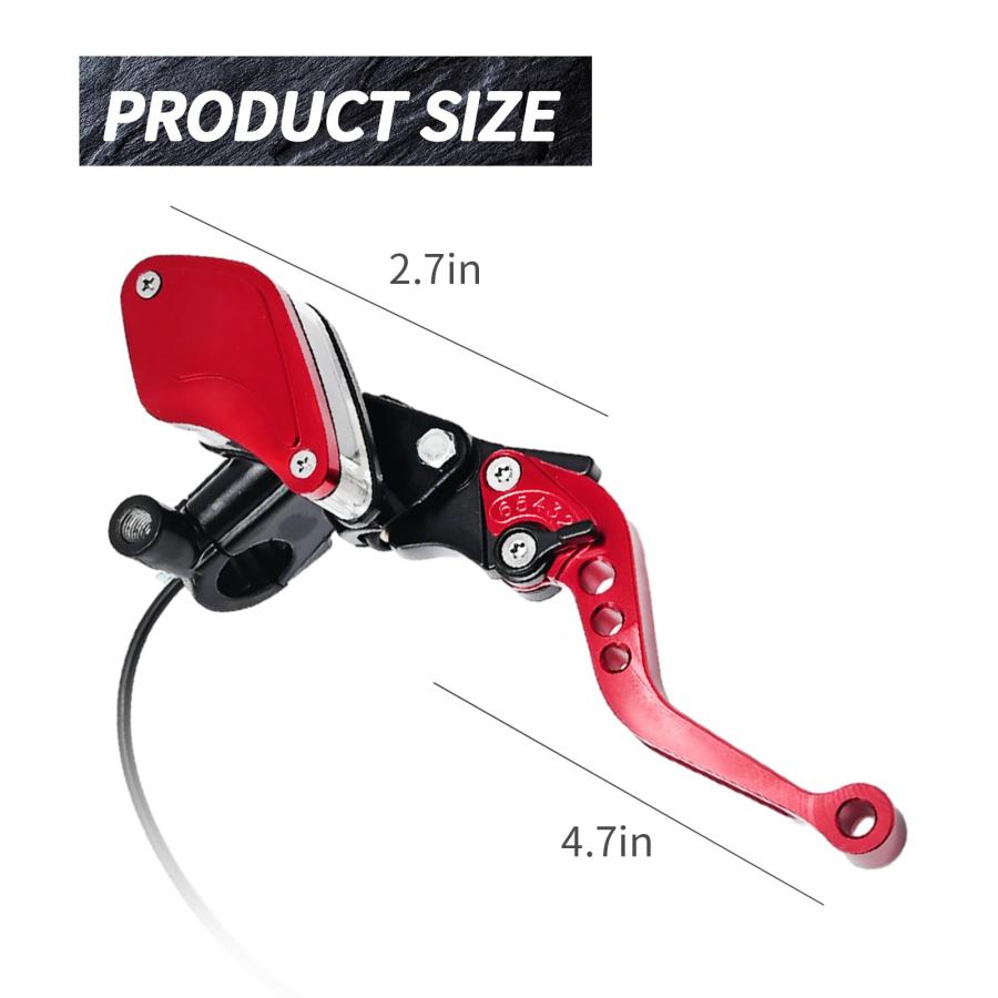 MDEOOSKY 2 Pcs 7/8\" 22mm Motorcycle Brake Clutch Pump Lever with 並行輸入品"_6