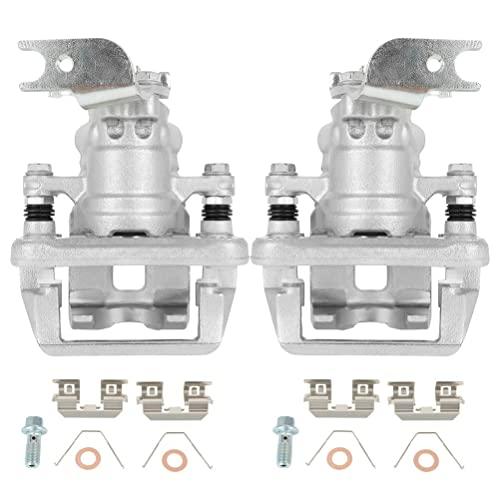 AUTOMUTO Rear Left \u0026 Right 19B7097 19B7096 Disc Brake Calipers W 並行輸入品の画像