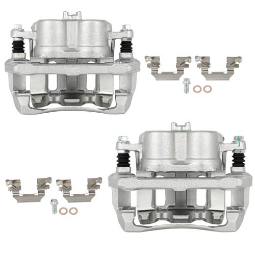 INEEDUP Front Left & Right Disc Brake Caliper Assembly With Brac 並行輸入品_1