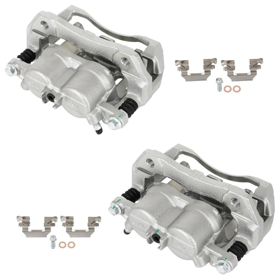 INEEDUP Front Left & Right Disc Brake Caliper Assembly With Brac 並行輸入品_3