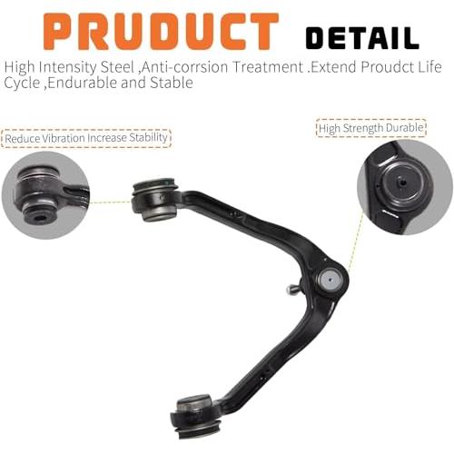 TAIROD 12pc Set Front Upper Control Arms for Cadillac Escalade E 並行輸入品_7