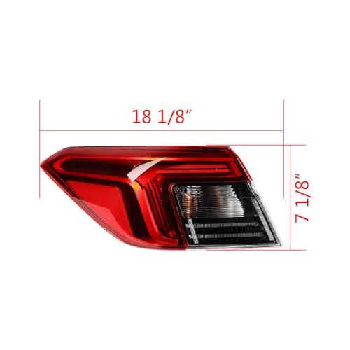 【並行輸入品】 LeeMas Driver Side Reflector Outer Tail Light Compatible for 202の画像