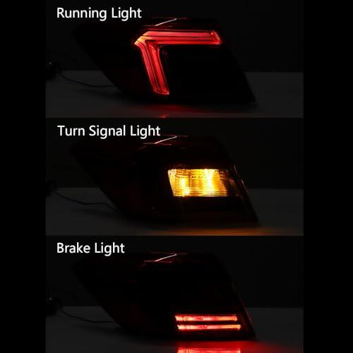 【並行輸入品】 LeeMas Driver Side Reflector Outer Tail Light Compatible for 202の画像