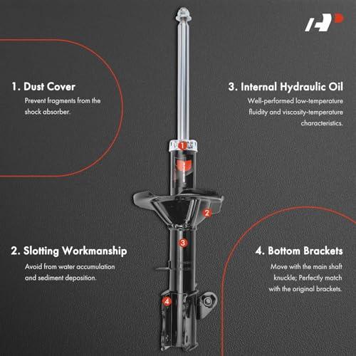 A Premium Rear Pair (2) Shock Absorber Compatible with Kia Sephi 並行輸入品の画像