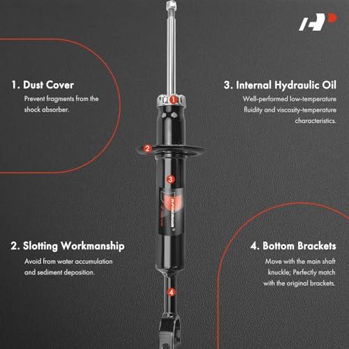 A Premium Front Pair (2) Shock Absorber Compatible with Volkswag 並行輸入品の画像