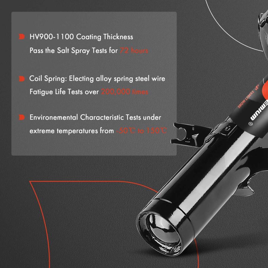 A Premium Front Pair (2) Shock Absorber Compatible with Nissan A 並行輸入品の画像