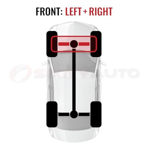 【並行輸入品】 Sixity Auto 2 pc Front CV Axle Kit compatible with Toyota Camryの画像