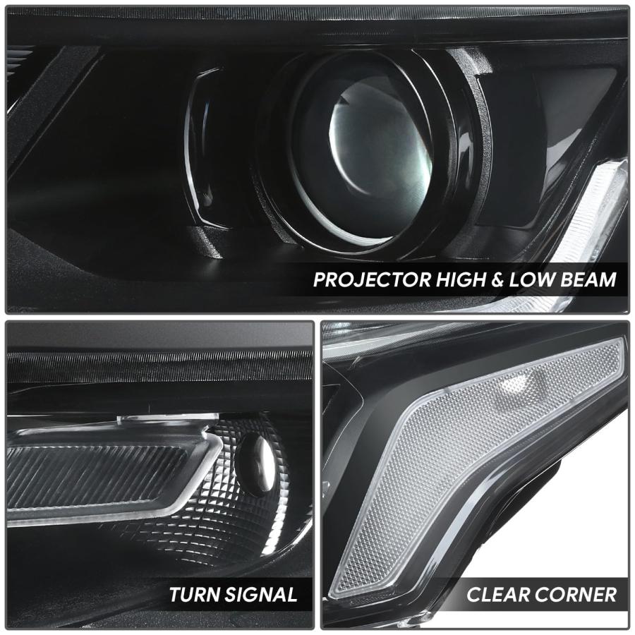 【並行輸入品】 DNA MOTORING Pair of Headlight Assemblies Compatible With Traver