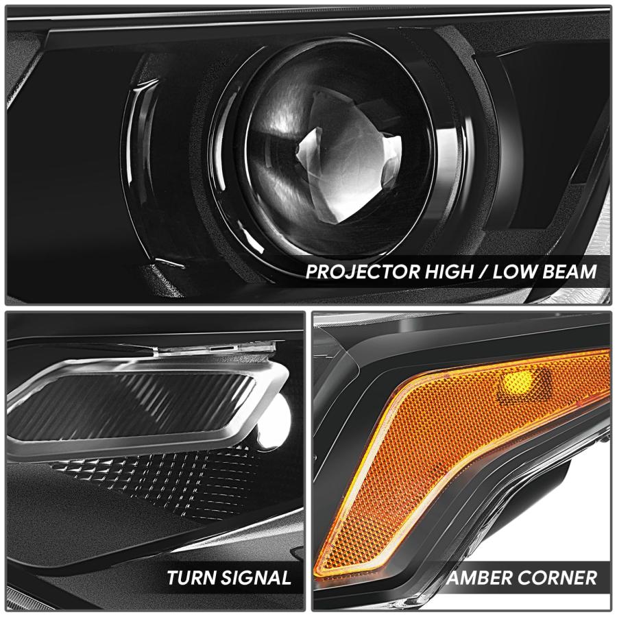 【並行輸入品】 DNA MOTORING Pair of Headlight Assemblies Compatible With Traver