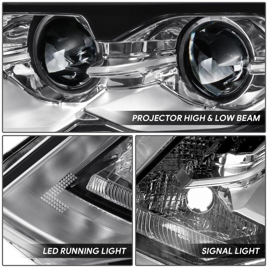 【並行輸入品】 DNA MOTORING Driver Side (Left) Headlight Assembly Compatible Wiの画像