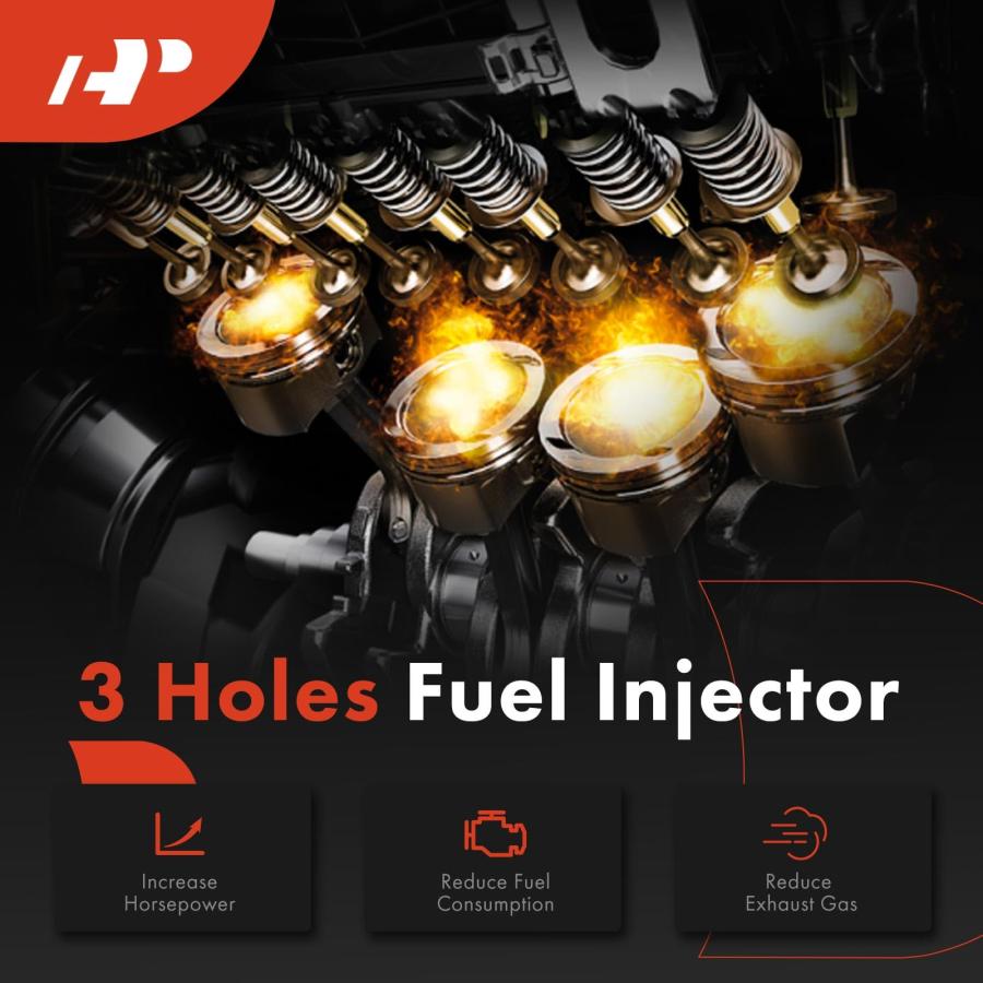 【並行輸入品】 A Premium Fuel Injectors Set of 6 Compatible with Chevrolet Camaの画像