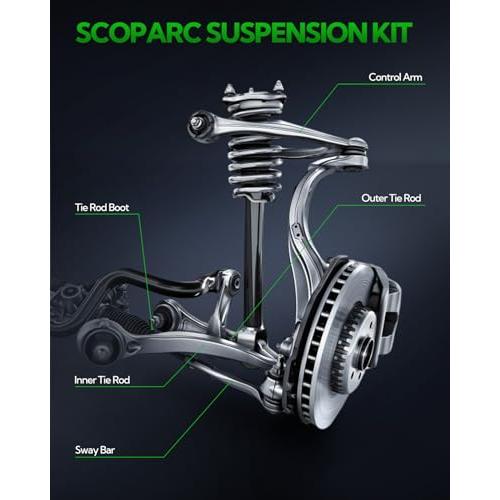 Scoparc フロントアッパーコントロールアームサスペンションキット ボールアセンブリ付き 2ピース Expedition 20 並行輸入品_4