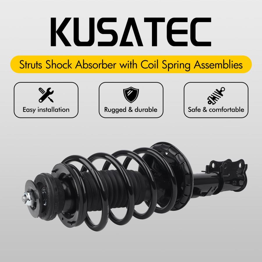 【並行輸入品】 KUSATEC Front Pair Complete Struts Shock Absorber fit for Chevy_3