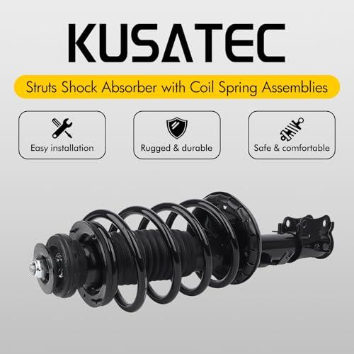 【並行輸入品】 KUSATEC Front Pair Complete Struts Shock Absorber fit for Chevy_4