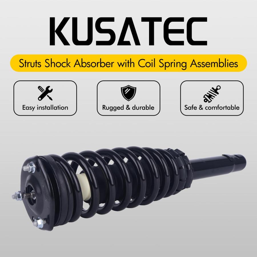 KUSATEC Front Pair Complete Struts Shock Absorber fit for Ford F 並行輸入品の画像