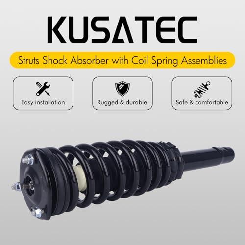 KUSATEC Front Pair Complete Struts Shock Absorber fit for Ford F 並行輸入品の画像