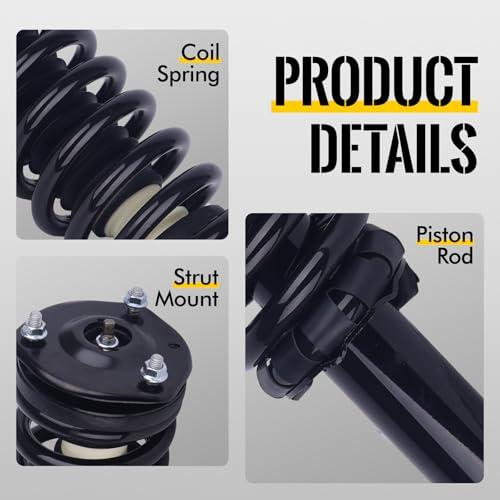 KUSATEC Front Pair Complete Struts Shock Absorber fit for Ford F 並行輸入品の画像