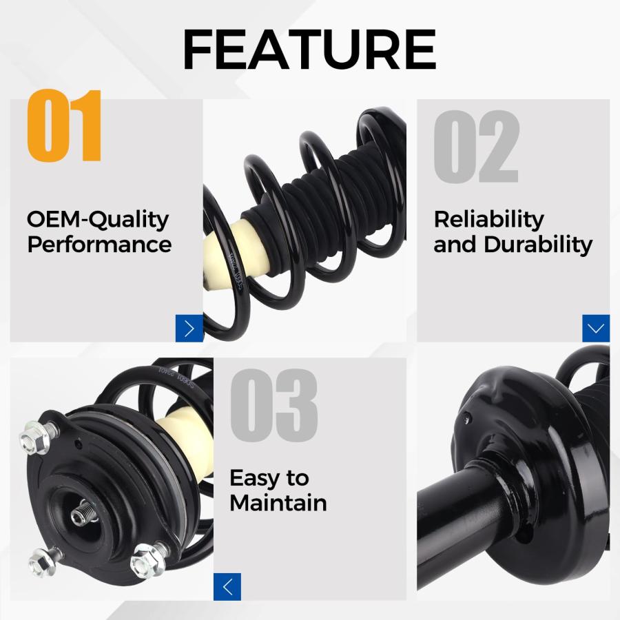 【並行輸入品】 PAROD Shock Absorber Strut Fit for 2006 2011 Honda Civic 1.8L L4の画像