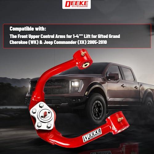【並行輸入品】1 4in リフトフロントアッパーコントロールアーム Jeep Grand Cherokee (WK) \u0026 Jeep Comma