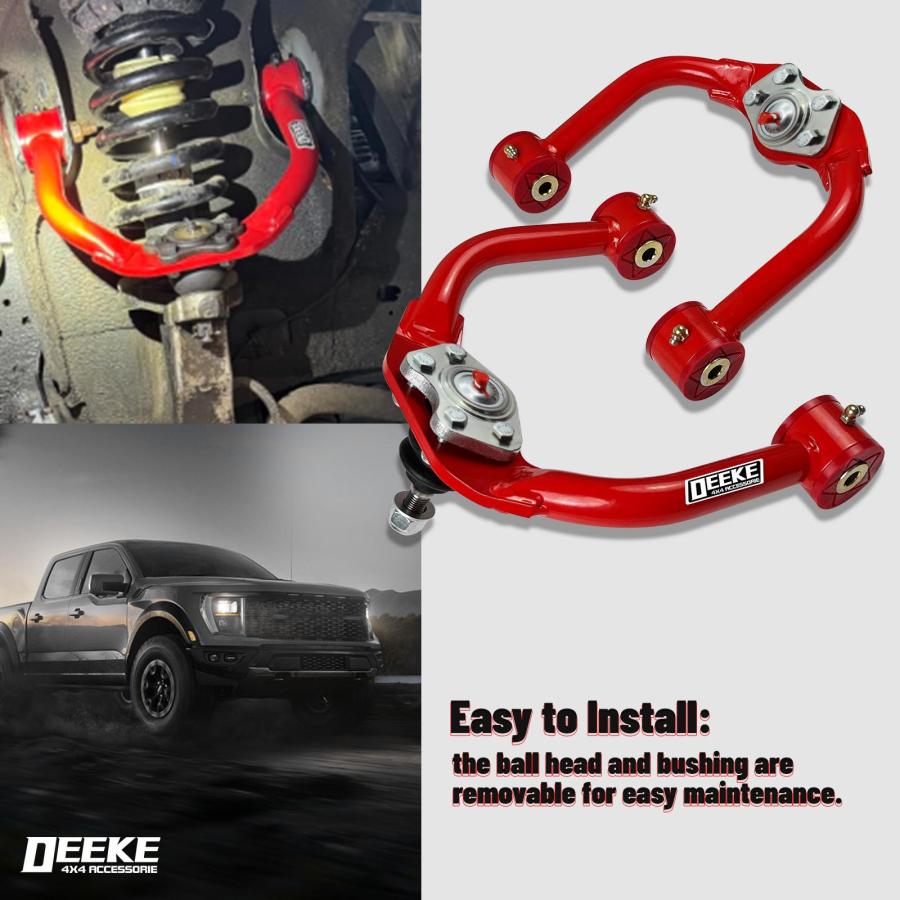【並行輸入品】1 4in リフトフロントアッパーコントロールアーム Jeep Grand Cherokee (WK) \u0026 Jeep Comma