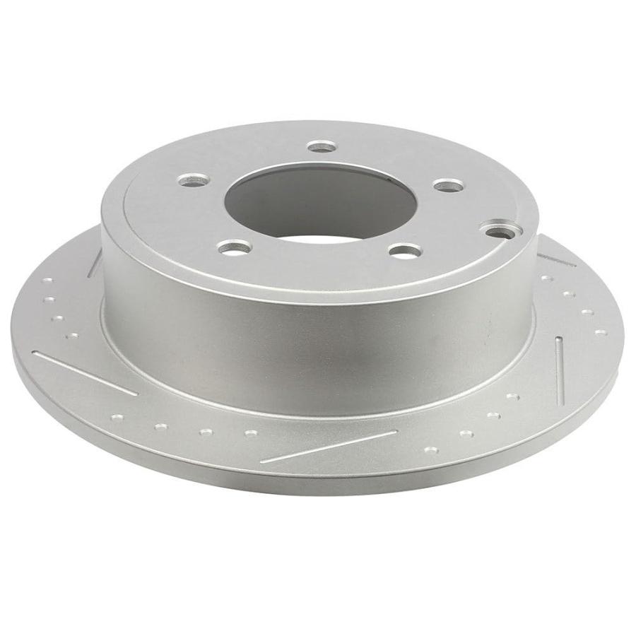 INEEDUP 10.32" Disc Brake Kit Drilled & Slotted Rotors and Ceram 並行輸入品