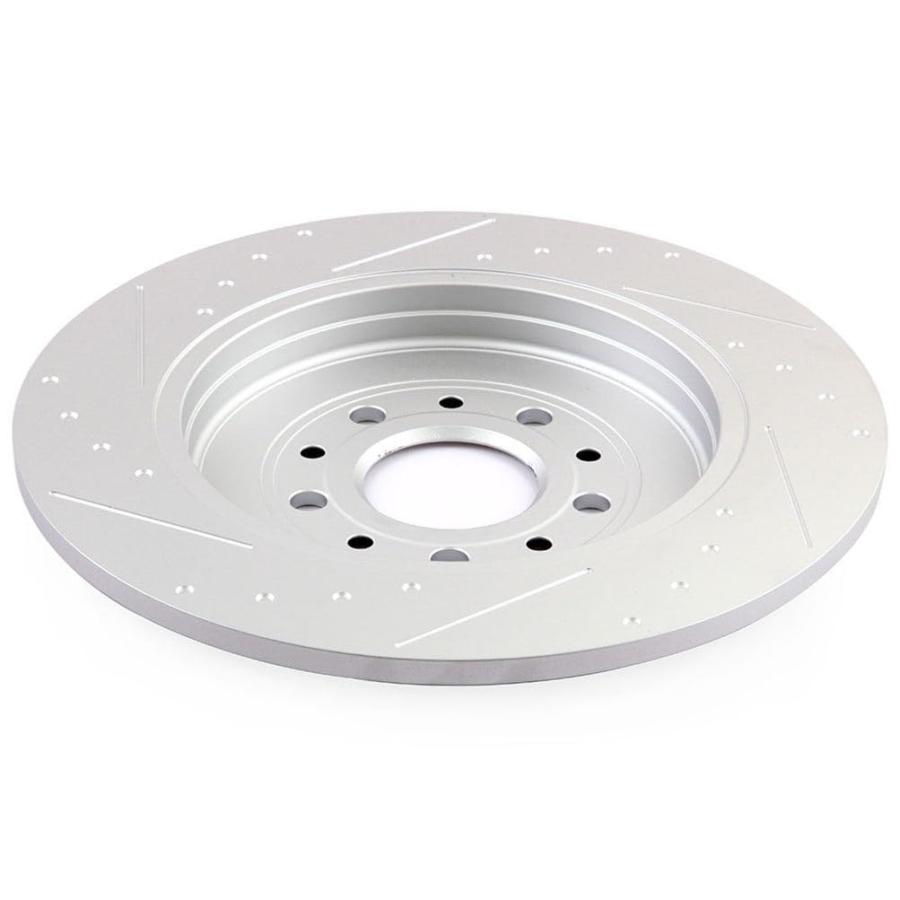 INEEDUP 13" Disc Brake Kit Drilled & Slotted Rotors and Semi Met 並行輸入品_3