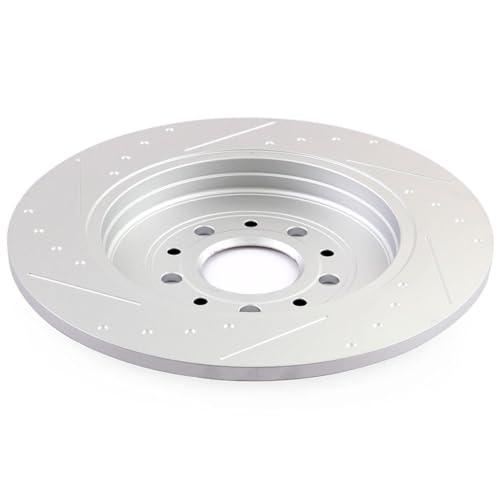 INEEDUP 13" Disc Brake Kit Drilled & Slotted Rotors and Semi Met 並行輸入品_4