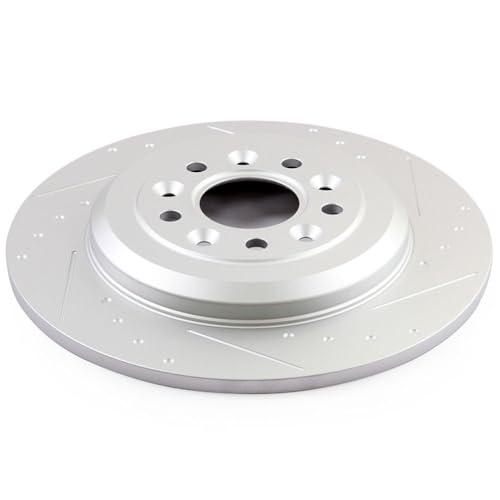 INEEDUP 13" Disc Brake Kit Drilled & Slotted Rotors and Semi Met 並行輸入品_7