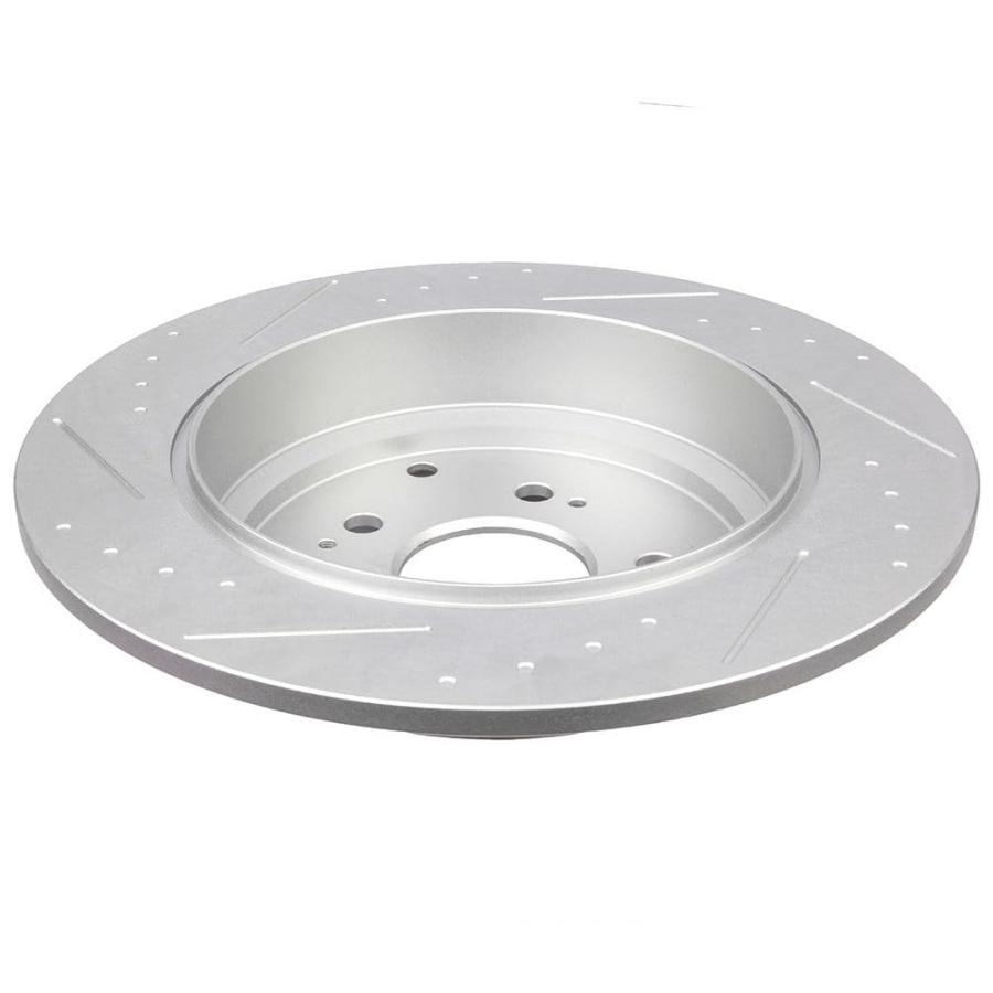 INEEDUP 13.15" Disc Drilled & Slotted Brake Rotors Rear For Acur 並行輸入品_3