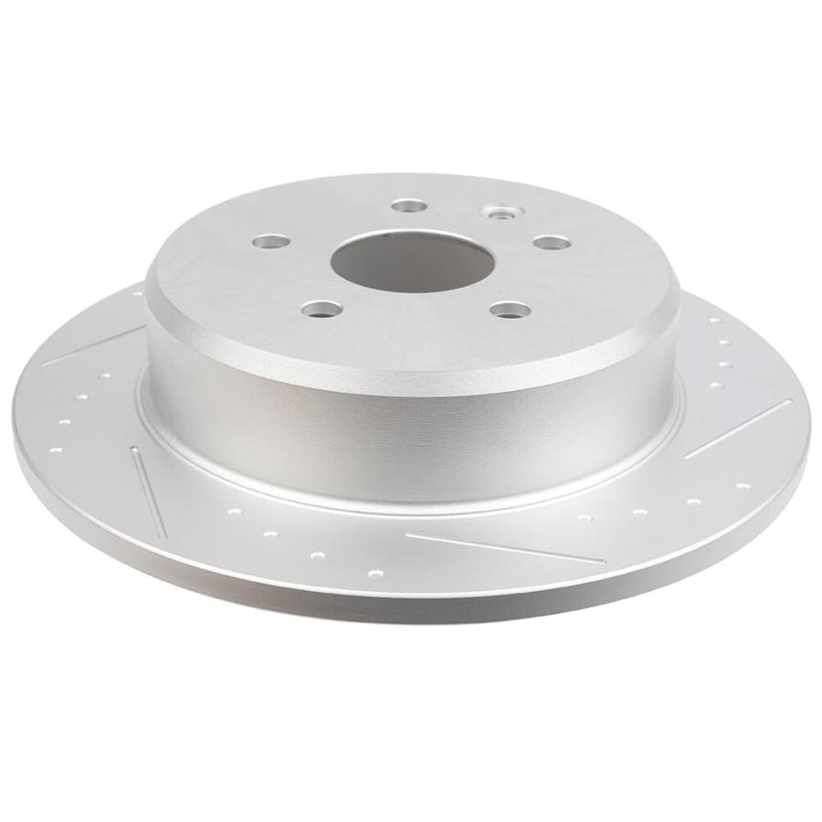 INEEDUP 12.08" Disc Drilled & Slotted Brake Rotors Rear For Lexu 並行輸入品_3