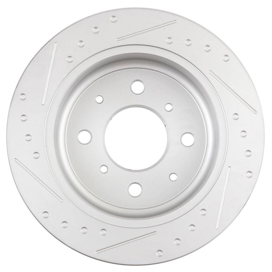ブランド登録なし - INEEDUP 4 Lugs Disc Drilled \u0026 Slotted Brake Rotors Rear For Cadi 並行輸入品