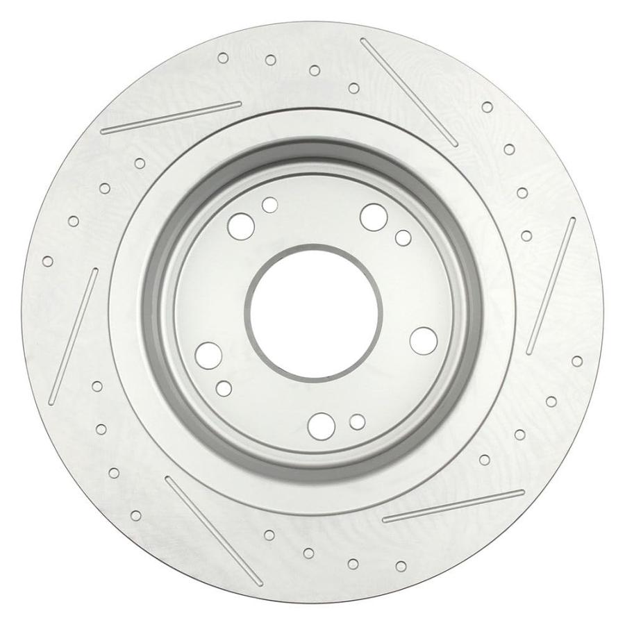 INEEDUP 11.1" Disc Drilled & Slotted Brake Rotors Rear For Acura 並行輸入品_9