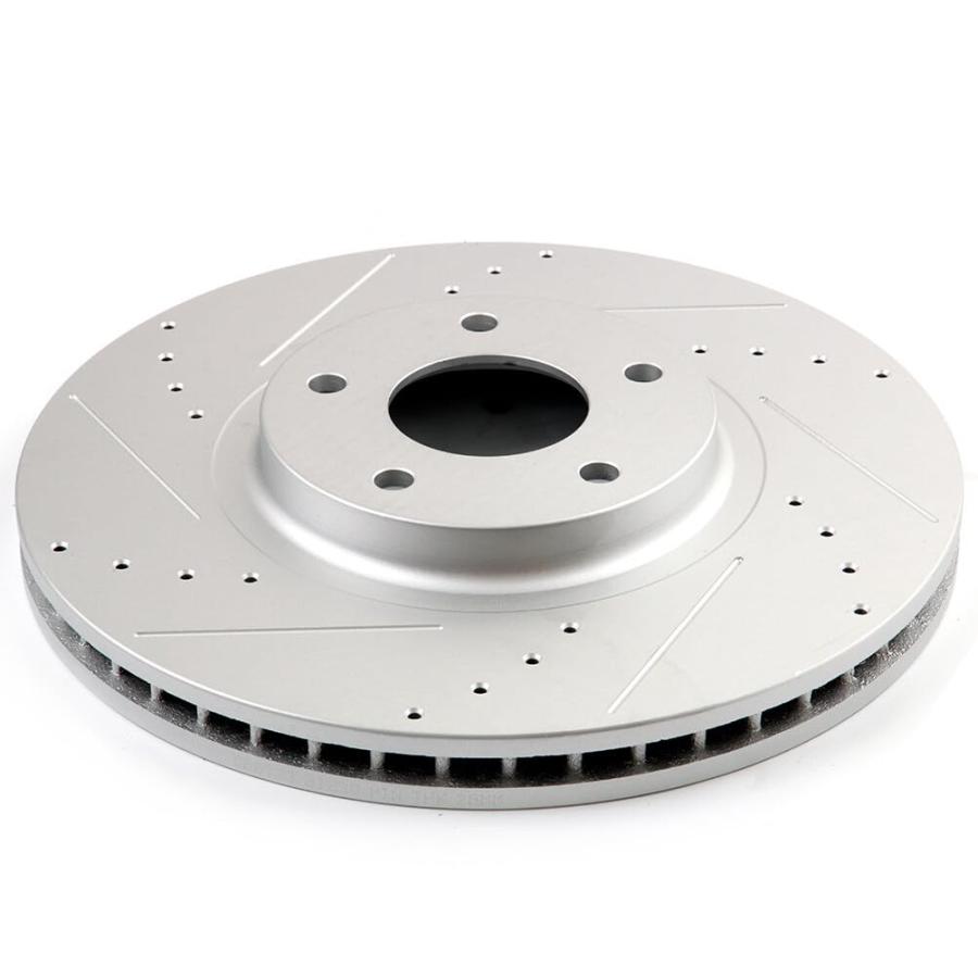 INEEDUP 5 Lugs Disc Brake Kit Drilled \u0026 Slotted Rotors and Ceram 並行輸入品の画像