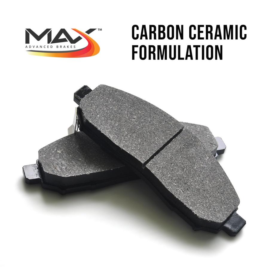 [リア] Max Brakes カーボンセラミックパッド KT073152 Max Advanced Brakes Rear Br 並行輸入品の画像