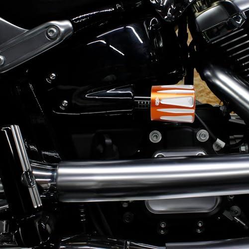ハーレー　ソフテイル　2018以降　ショックアブソーバー　アジャスターキャップ Amazon | POWER JAMES ブラックノブショックアブソーバー プレ