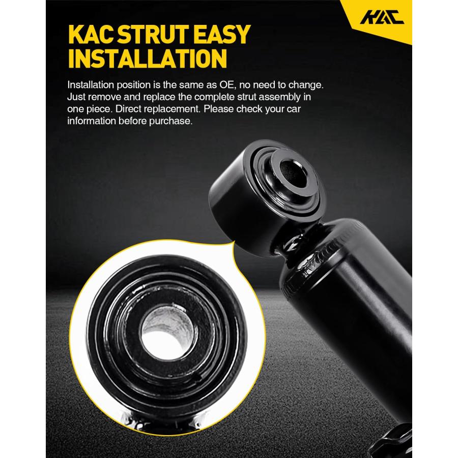 フロントストラットとショックフィット 2008 2010 xD 172441/172442用 Front Struts and S 並行輸入品の画像