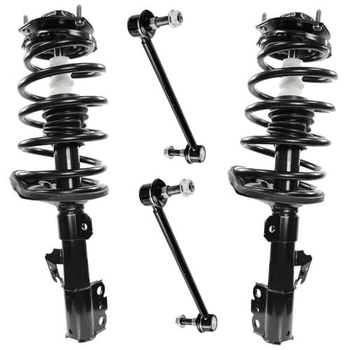 【並行輸入品】 Detroit Axle 4pc Front Struts Sway Bars for Toyota 2004 2005 2_1