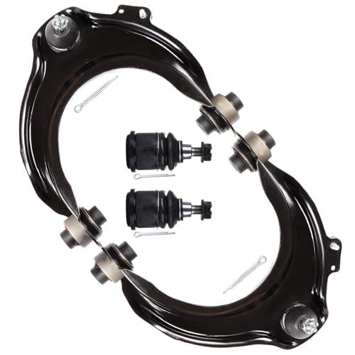 【並行輸入品】 SOSOPART 4pc Set Front Suspension Kit Upper Control Arm Lower Baの画像