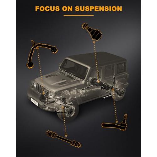 【並行輸入品】 SOSOPART 4pc Set Front Suspension Kit Upper Control Arm Lower Baの画像