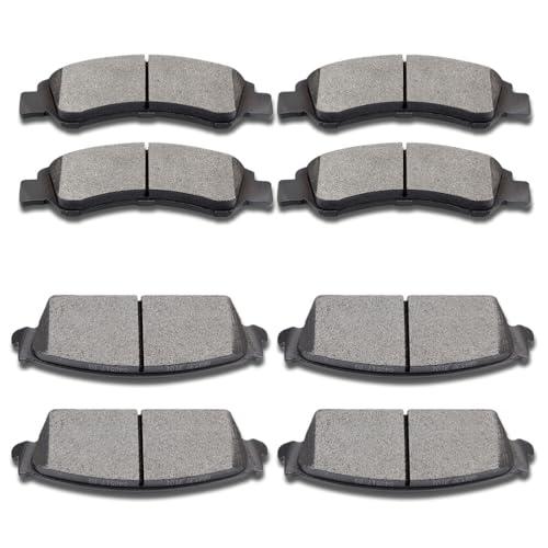 SCITOO D1363 D1194 Front Rear Semi Metal Brake Pads Sets Fit For 並行輸入品_1