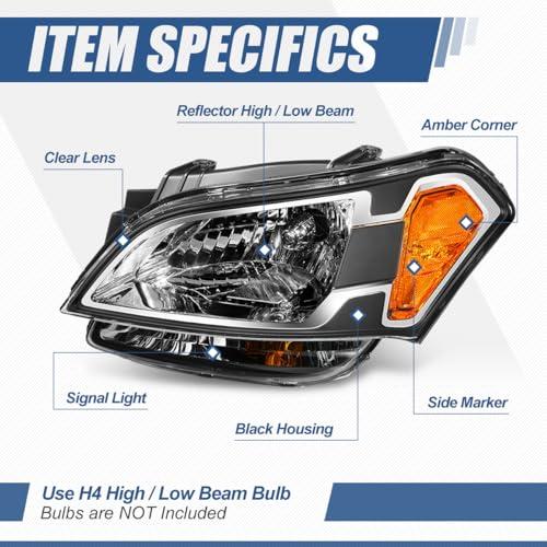 Auto Dynasty Facotry Style Headlights Assembly Compatible with S 並行輸入品