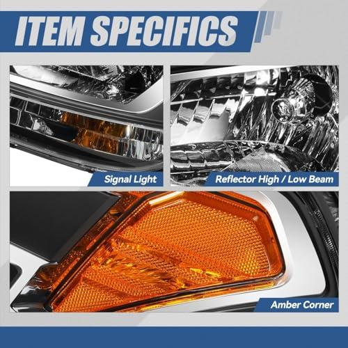 Auto Dynasty Facotry Style Headlights Assembly Compatible with S 並行輸入品