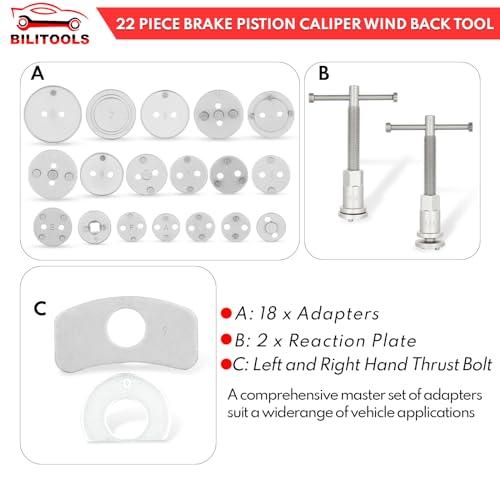 BILITOOLS Brake Caliper Compression Tool 22 Piece Heavy Duty Dis 並行輸入品_6